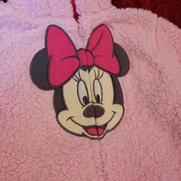 NEW Disney Minnie Mouse footie pjs - Picture 2 of 8